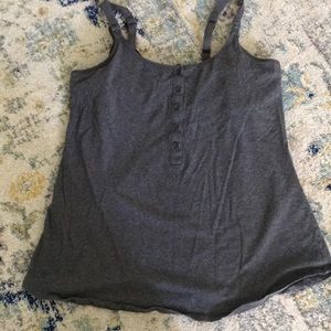 Never worn XL charcoal grey nursing tank